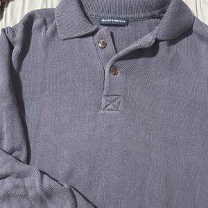 Brandy Melville Charcoal Polo Shirt